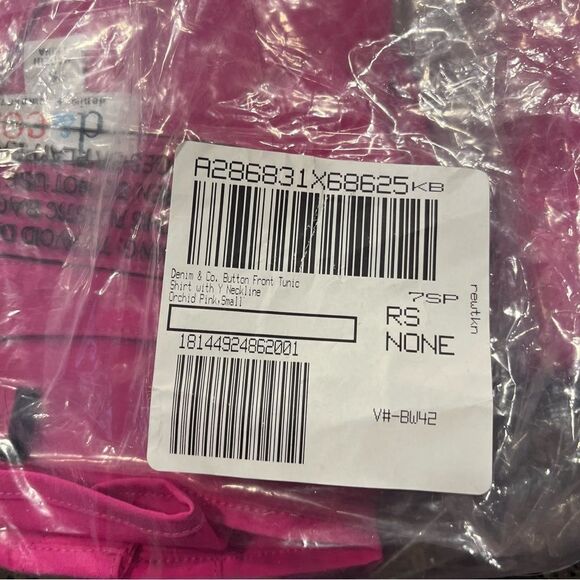 Denim & Co. Roll Tab Sleeve Button Front Soft Utility Tunic - Picture 13 of 13